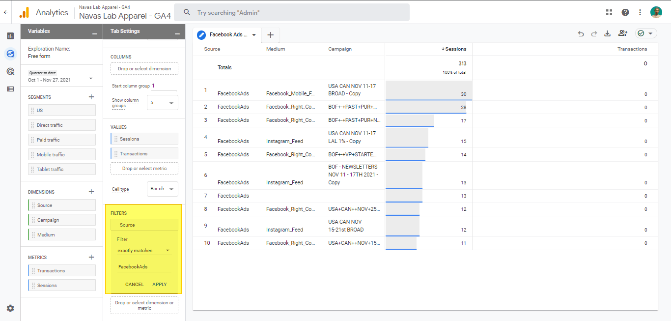 Picture of Rows, Columns, Values, and Filters