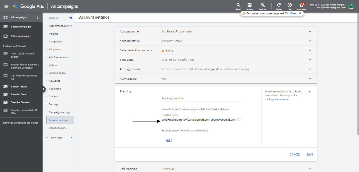 UTM Parameter Image